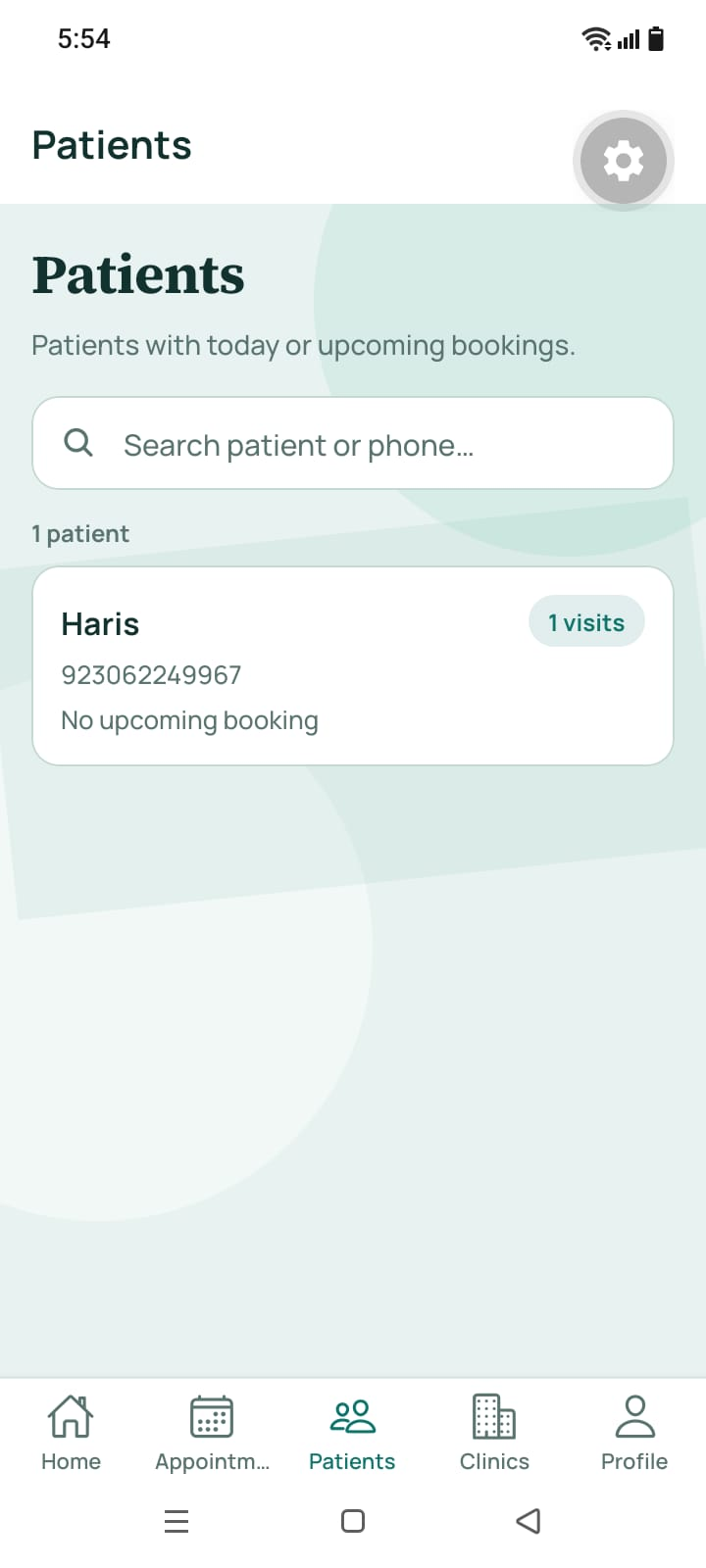 Patient Care patients directory